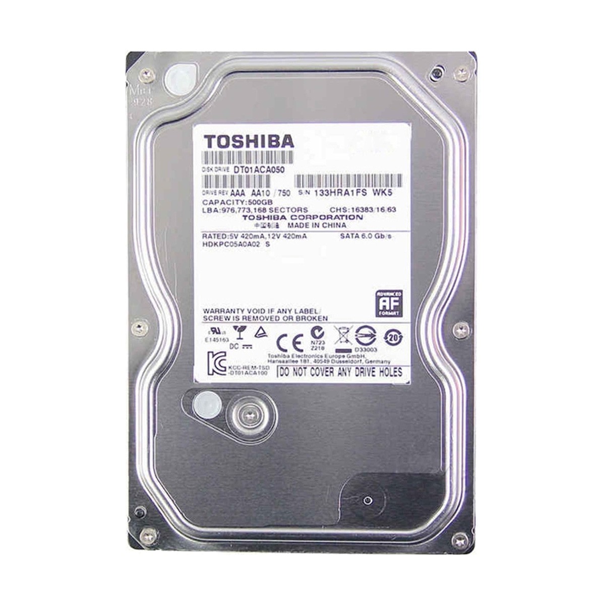 Toshiba 500 GB Desktop Internal Hard Drive
