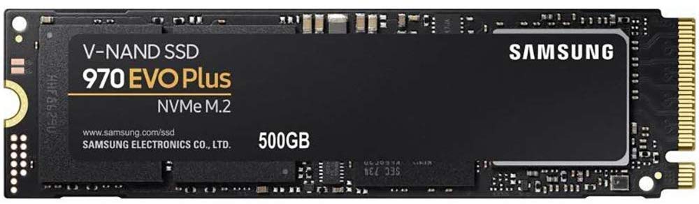 Samsung 970 EVO Plus 500GB PCIe NVMe M.2 (2280) Internal Solid State Drive (SSD) (MZ-V7S500)