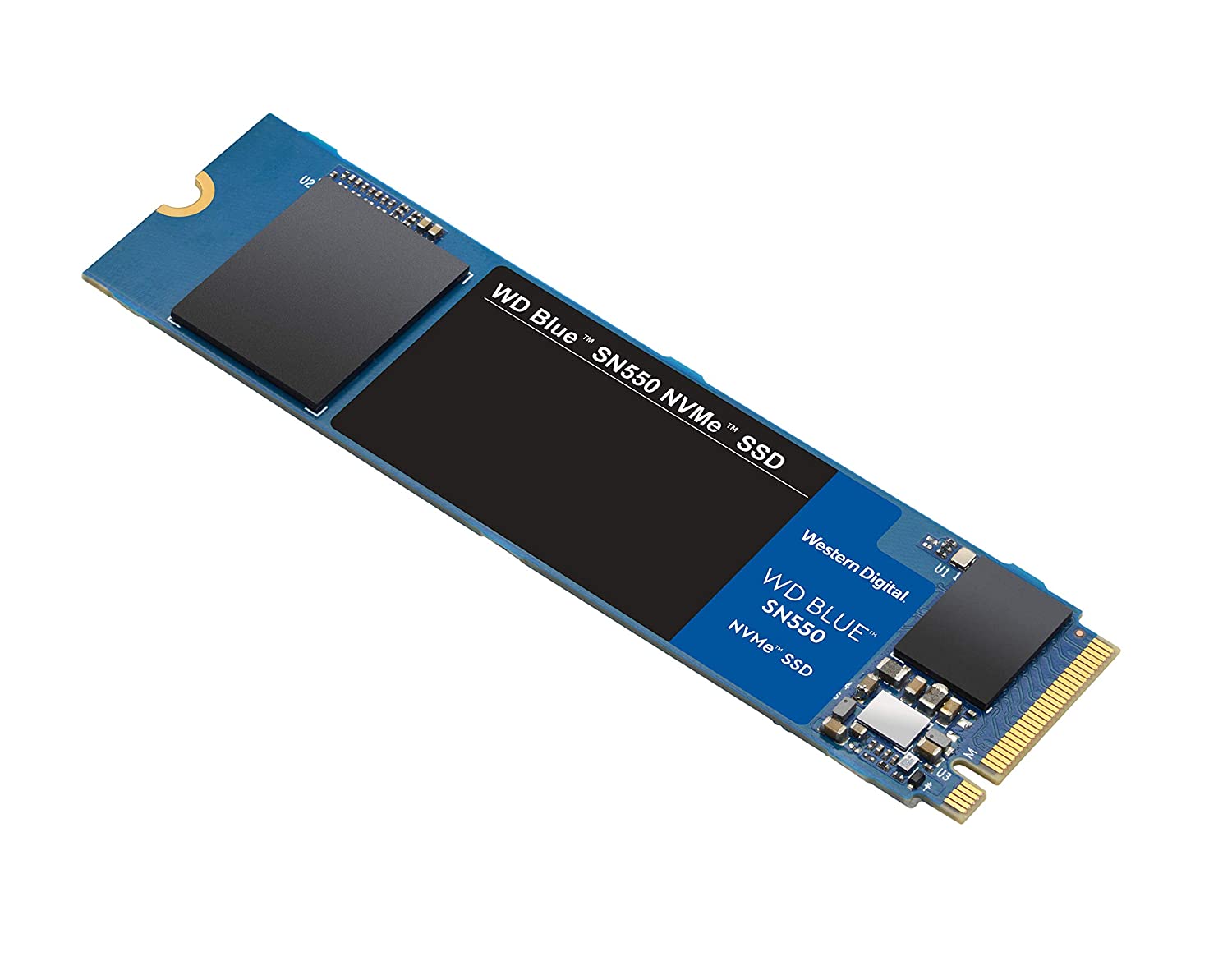 Western Digital WD Blue NVME SN550 500GB M.2 2280 PCIe Gen3 Internal Solid State Drive (WDS500G2B0C)